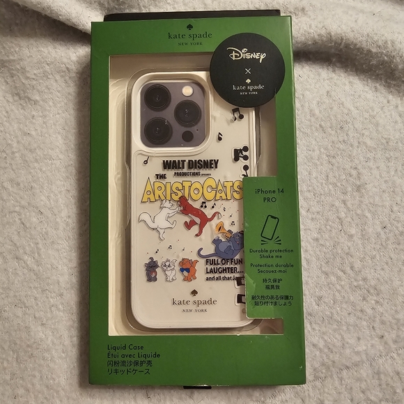 Kate Spade x Disney Aristocats iPhone 14 Pro Phone Case - Picture 1 of 5